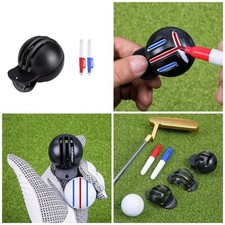 Golf Balls Marker With Pen Golf Balls Putting Clip Template Alignment Tool