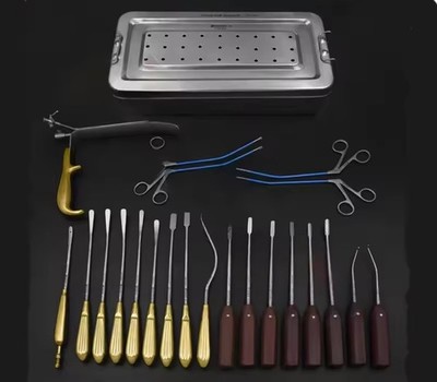 Endoscopic facelift , rapastory dissector  plastic surgery instruments 23pcs set