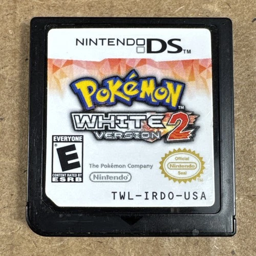 Pokemon White Version 2 Nintendo DS Authentic Cartridge Tested