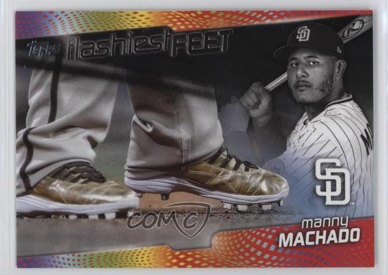 2022 Topps Series 1 Flashiest Feet Black 52/299 Manny Machado #3 g2u