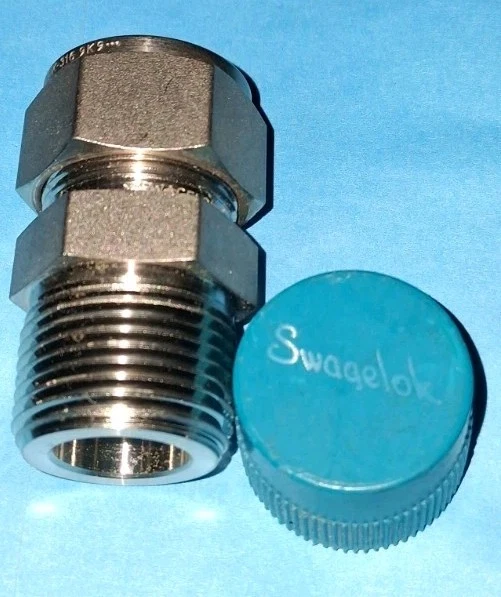 Stainless Steel Swagelok Tube Fitting, Male Connector, 3/4 in. Tube OD x 3/4 in. - Image 3 of 4