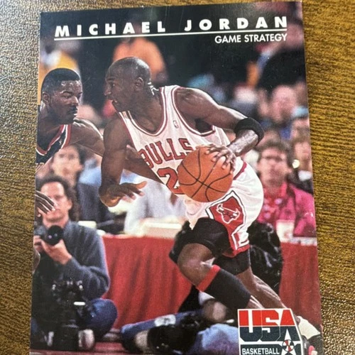 SkyBox 1992 Michael Jordan Game Strategy #39 USA Basketball Base Set Card
