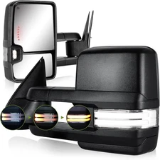 Switchback Towing Mirrors Power Heated for 2003-2007 Chevy Silverado GMC Sierra