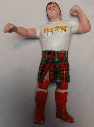 Vintage 1984 Rowdy Roddy Piper w Kilt 8 WWF Wrestl...