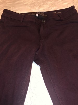 NWOT $178 DL1961 Emma Legging Jeans Maroon Wine Sz 31  31-33 X 28
