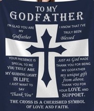 to My Godfather from Godchild Christian Gifts for Godfather Proposal Gift