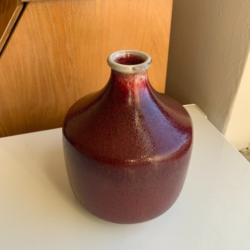 B&G Bing & Grondahl Oxblood Art Glaze Stoneware Vase Valdemar Pedersen 20thC 1st - Picture 4 of 12