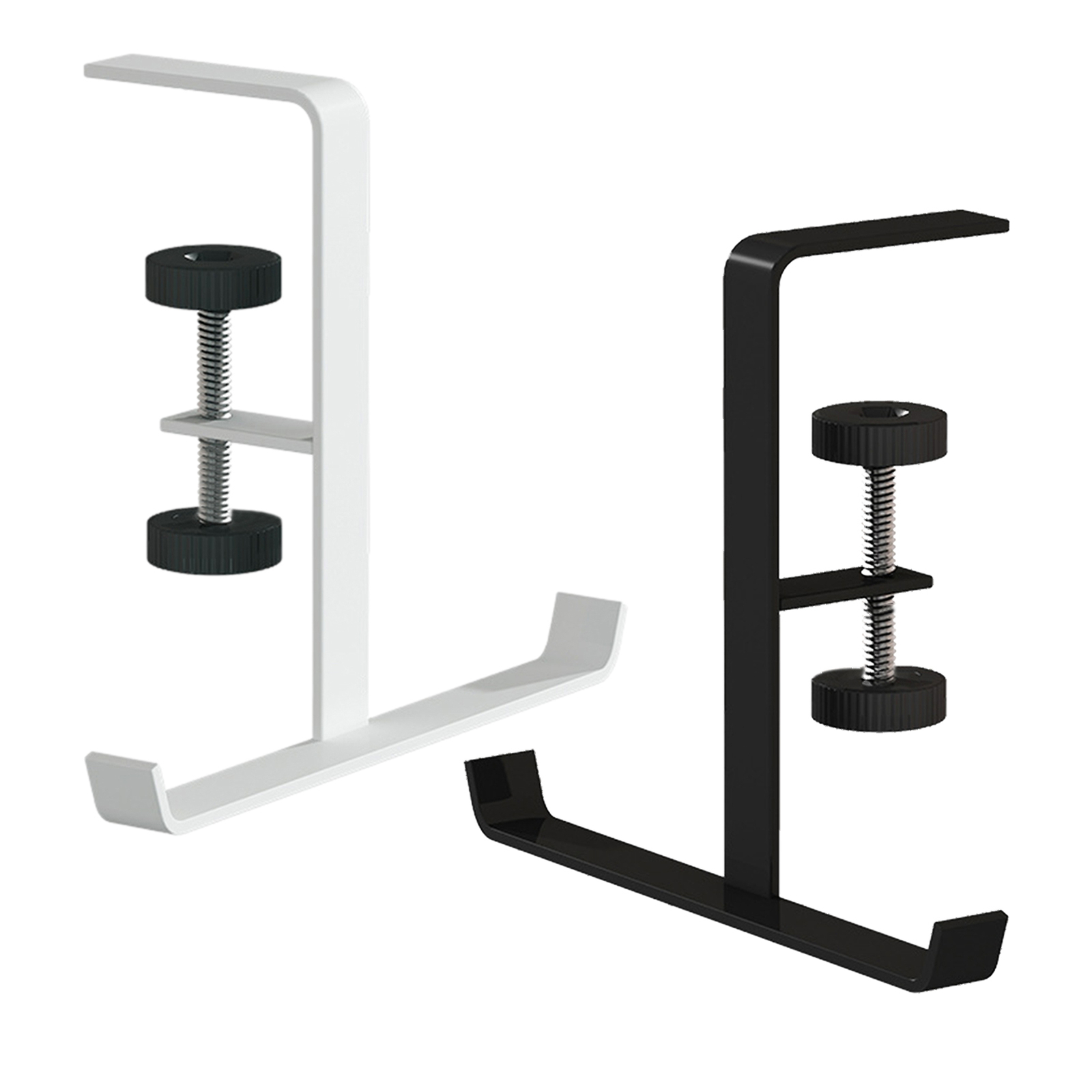 Headphone Stand Hanger Holder Under Desk Clamp Hook Mount Space-Saving Universal