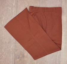 Men's VTG 1970s NOS Levi's Brown Panatela Pants Sz 34x30 70s Poly Rayon Disco