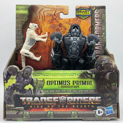 Transformers ROTB Optimus Primal Arrowstripe BeastAlliance 2er Pack Figuren  6+