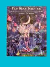 New Moon Intention Oracle Cards by Sage Goddess  **Brand New**