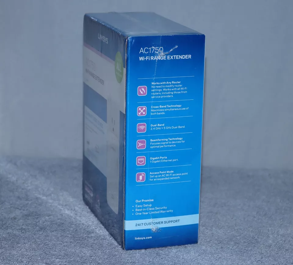 LINKSYS RE6800 AC1750 Wi-Fi Range Extender - Image 3 of 4