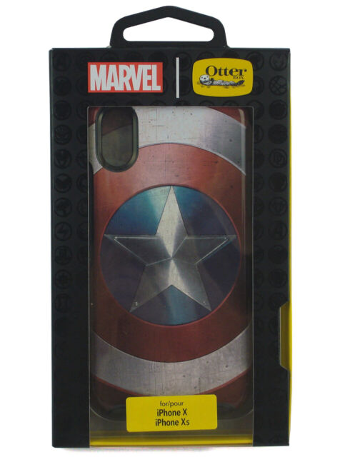 OtterBox Captain America Shield Apple iPhone X Symmetry Series Xs Case Marvel