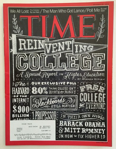 Time Magazine October 29, 2012 Reinventing College | eBay