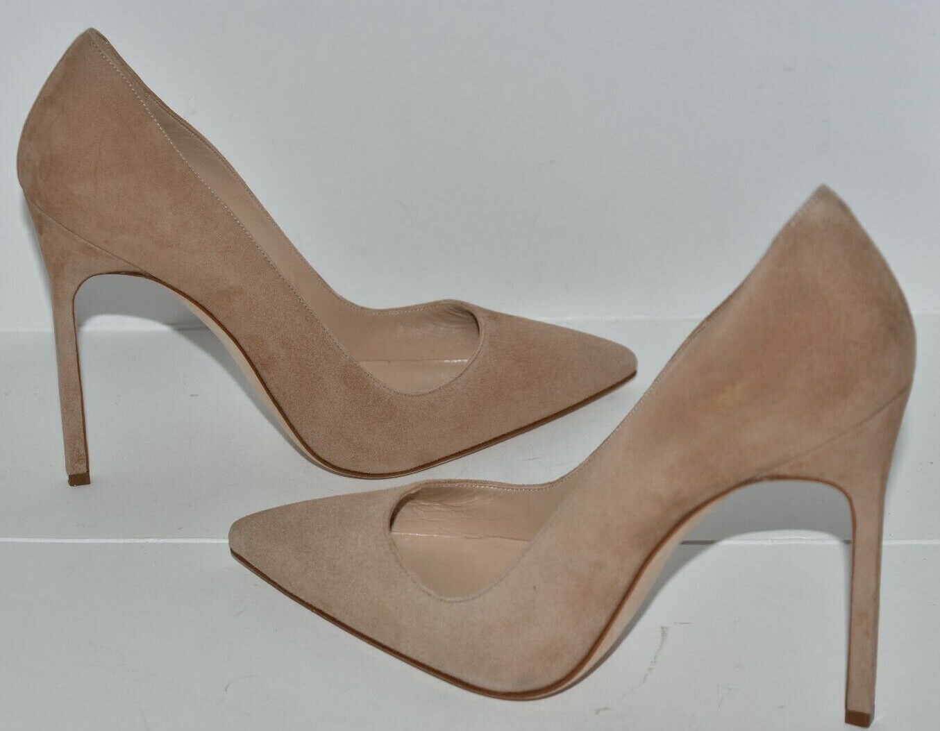 beige pump heels