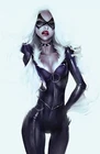 AMAZING SPIDER-MAN #19 IVAN TAO MEGACON WHITE VIRGIN VARIANT-C BLACK CAT HOT!!