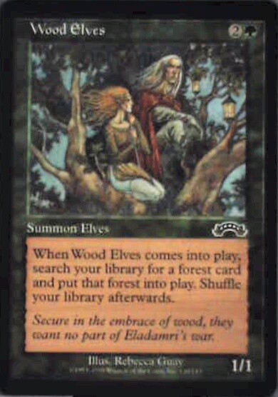Wood Elves - Exodus: #130, Magic: The Gathering Nm R110