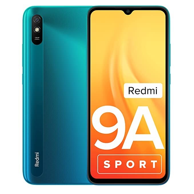 Redmi 9A スマートフォン 本体 Redmi 9A Sport (Coral Green, 2GB RAM, 32GB Storage) | 2GHz Octa