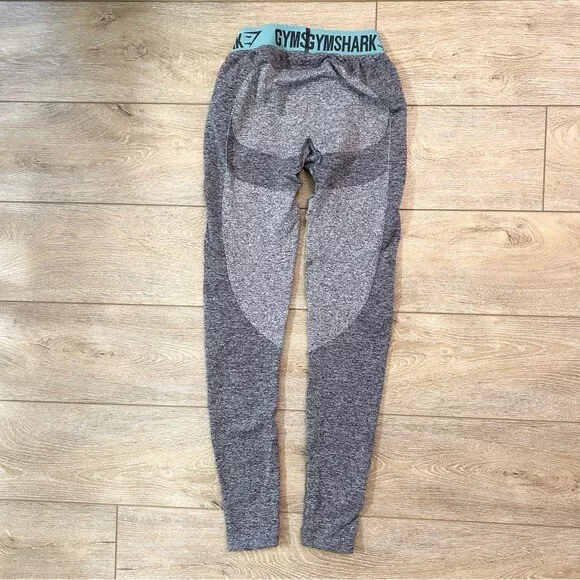 gymshark athletic training compression teal spellout gym leggings