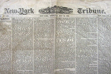 Charles Darwin Evolution Book Review Andrew Johnson Impeachment NY Tribune 1868