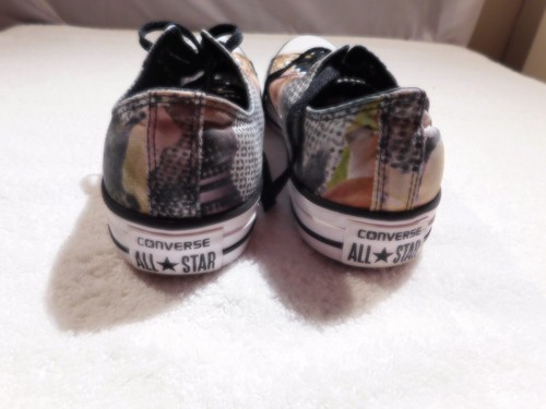 Converse All Star Limited Edition Floral Low Top Sneakers 9.5 - Picture 4 of 7
