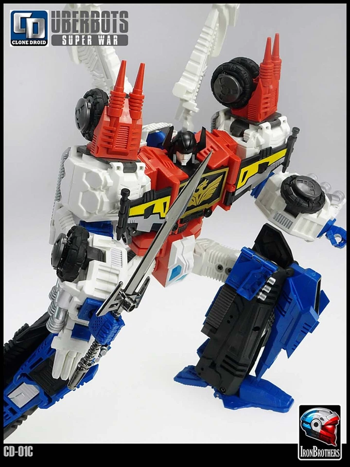 Juguete droide clon CD-01C Justice SixShot Greatshot G1 figura de acción juguete en stock Foto 4 de 4