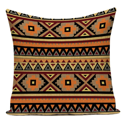 Copricuscino Geometria Lino Cotone Copricuscino Decorativo Lancio Federa - Foto 21 di 49