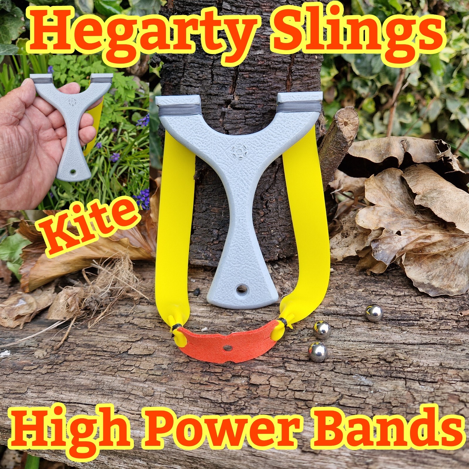 CATAPULT/SLINGSHOT, KITE, GREY POLYPROPYLENE ,HUNTING OR TARGET