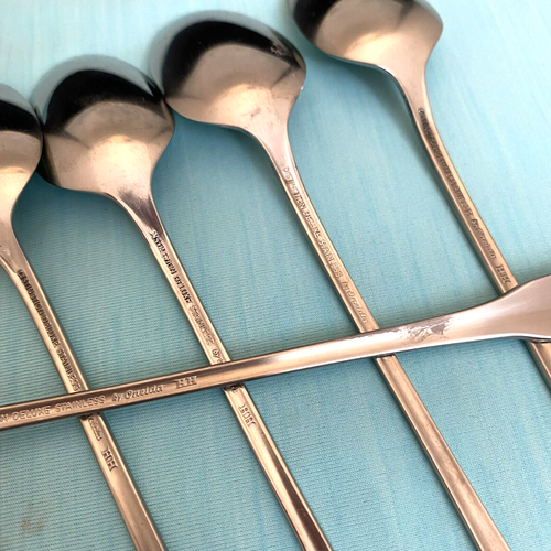 6 cucharas de té helado COLONIAL ARTISTRY DE LUJO HH Oneida cubiertos de acero inoxidable 7 1/2" - Imagen 6 de 6