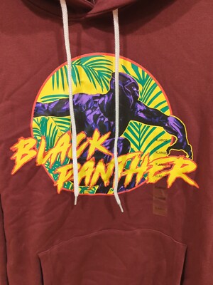 Marvel Black Panther Legacy Maroon Hoodie. Size XL. Brand New | eBay