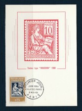 carte  1er jour  Philatec  25c   75 Paris  1964             b