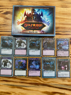 Solforge Fusion 2 Player Starter Kit  plus 10 additional faction decks sealed