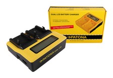 Caricabatteria rapido DUAL LCD Patona per Nikon EN-EL1