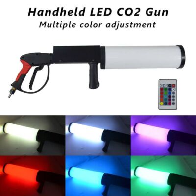 Smoke Gun CO2 Gun LED Cryo Fogger Night Club Stage Effect Bar DJ Co2 Jet Machine