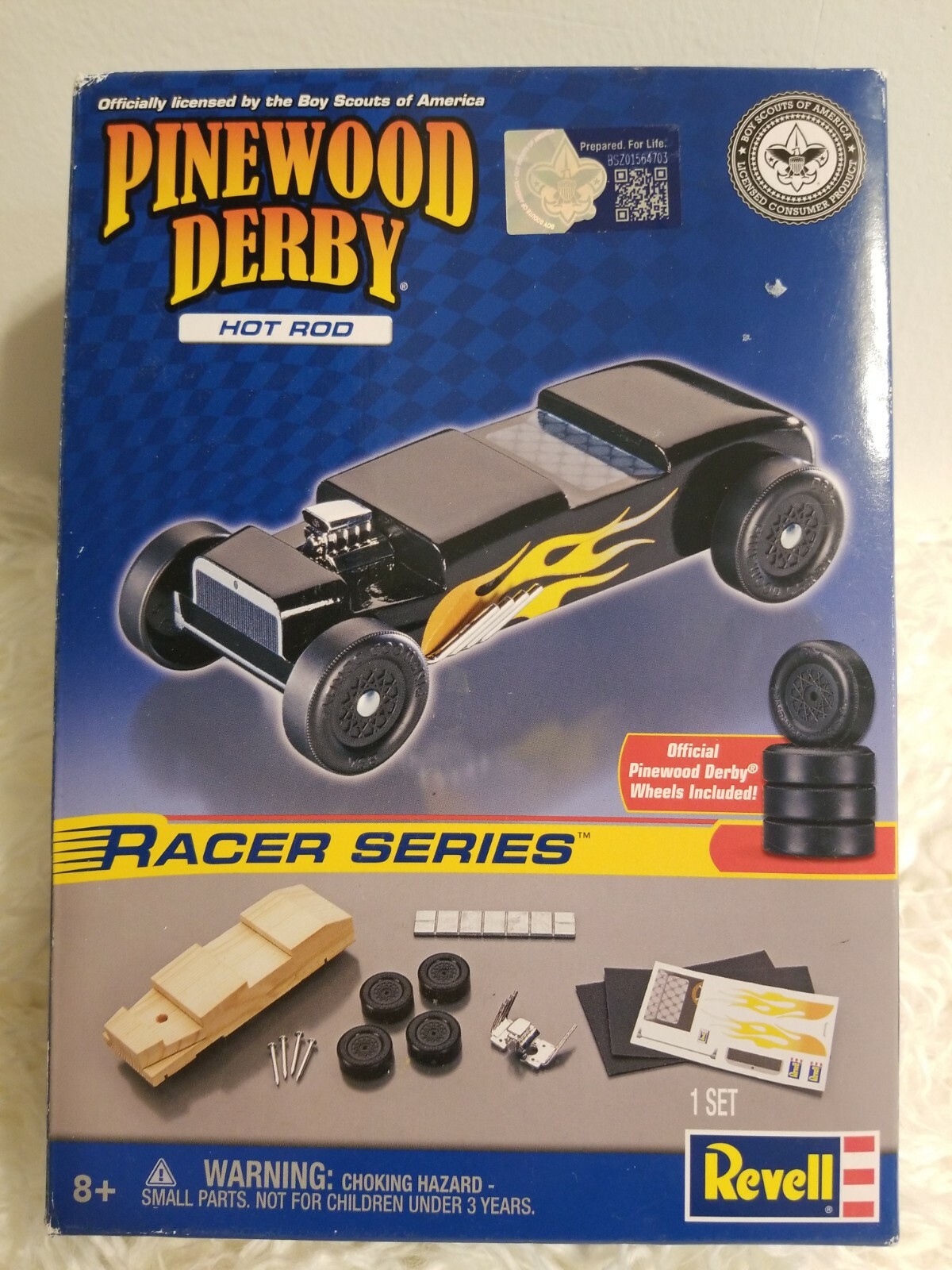 Official BSA Pinewood Derby Kit = Racer Series = HOT ROD = REVELL eBay
