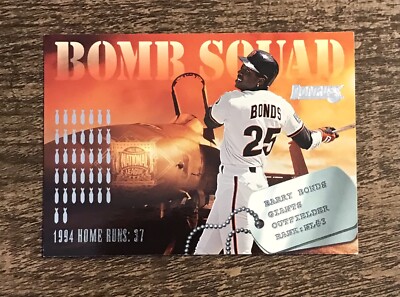 1995 Donruss Bomb Squad Barry Bonds / Albert Belle