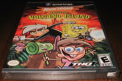 Nicktoons: Battle for Volcano Island (Nintendo, Game Cube) Brand new!