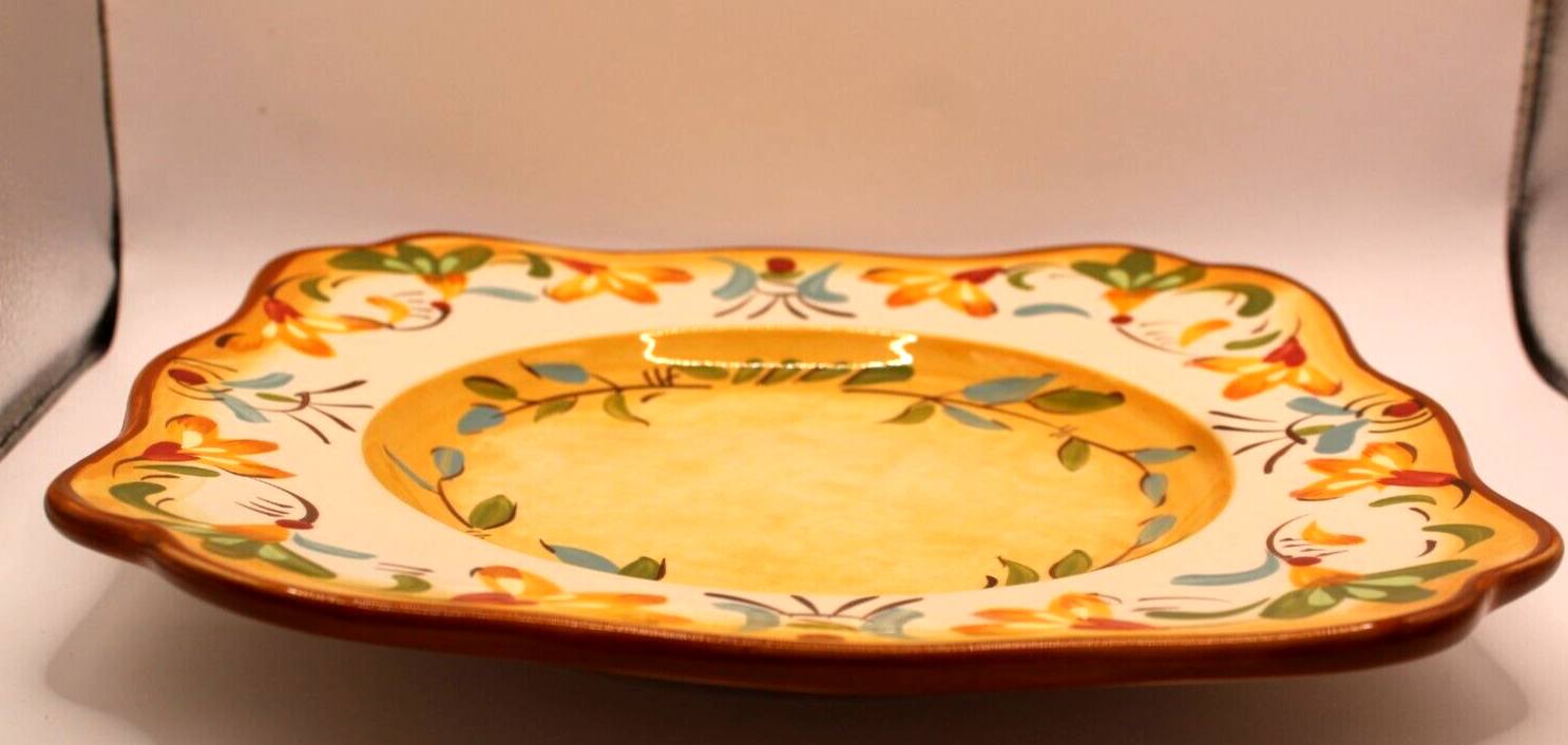 Pier 1 Bellanina Square Dinner Plate eBay