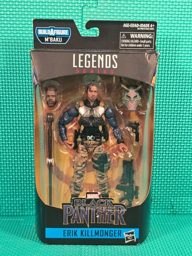 Marvel Legends ~ FIGURA ERIK KILLMONGER (MILITAR) ~ Pantera Negra Serie 2🔥🔥