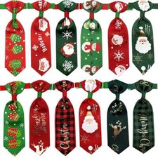 Christmas Dog Neckties Small Dogs Cats Bowties Collar for Dog Pets Bow Tie New