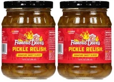 Famous Dave's Pickle Relish 10 Ounce (2 Jars)
