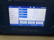 Teledyne Api Nox Analyzer T200m With Internal Oxygen Analyzer And External Pump