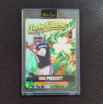 Wild Card 2026 Lucky Charm Dak Prescott Dallas Cowboys Holographic SLSCSRa2-DP