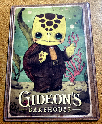 DISNEY SRINGS GIDEONS BAKEHOUSE 2023 JUNE REGINALD RIDLEY SEA TURTLE MENU