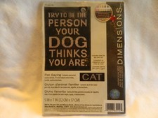 C-25 NEW 2011 DIMENSIONS MINI COUNTED CROSS-STITCH KIT  PET SAYINGS  