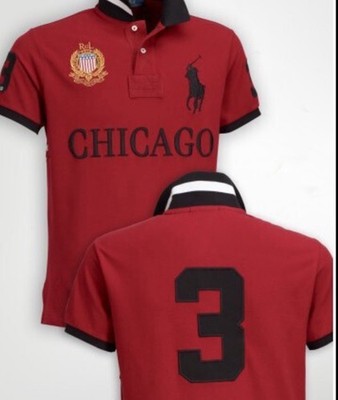 Polo Ralph Lauren Men's City Polo Shirt Embroidered Crest Chicago