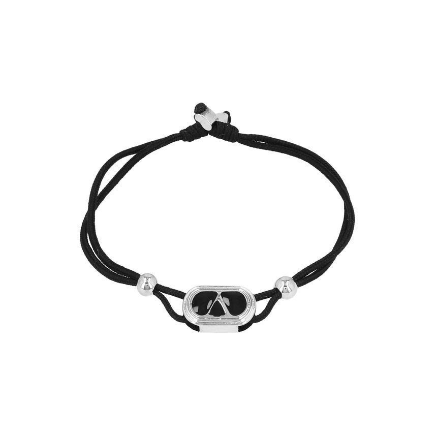 Valentino Garavani V Logo Cotton Bracelet 151765794