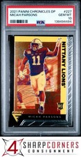 2021 PANINI CHRONICLES DRAFT PICKS #227 MICAH PARSONS RC PSA 10