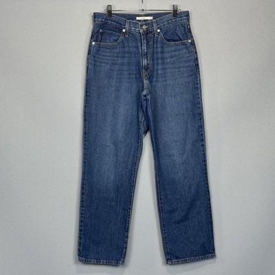 Levis Jeans Women 30x31 Blue 94 Baggy Wide Leg High Rise Medium Wash Denim