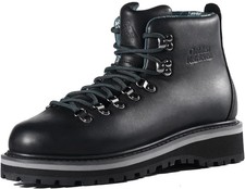 Golden Retriever Mens Leather Hiking Boots CoolMax 12 Medium Black 5" Soft Toe